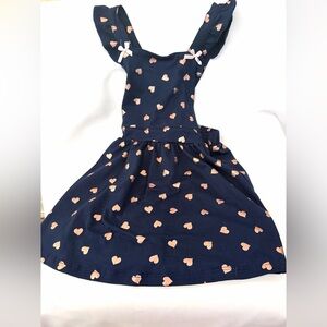 SHOW Me Your MuMu CoCo Navy Dress with rose gold Hearts